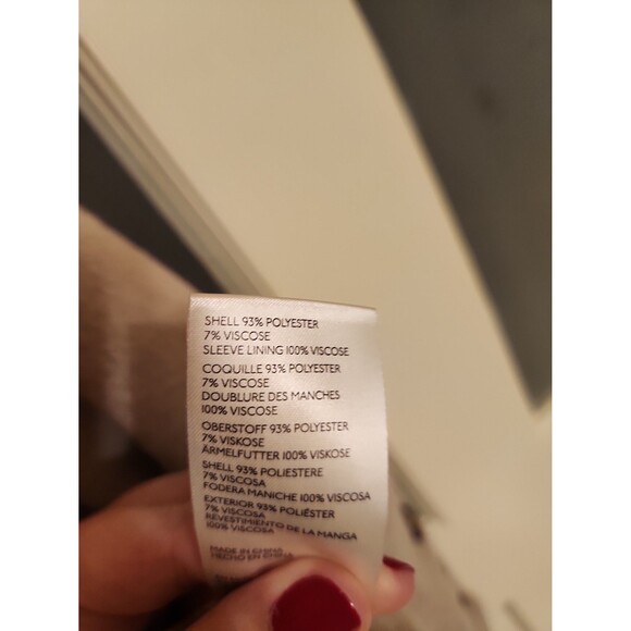 Free People "Mari" Double Breasted 2 Buttons Blazer Coat Taupe Color Size XL - Picture 4 of 9